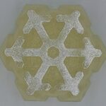 Snowflake, Aqua Blue